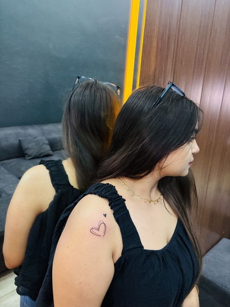 Minimalist Tattoo - Red Ink Tattoo Studio Sri Ganganagar